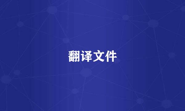 翻译文件
