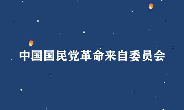 中国国民党革命来自委员会