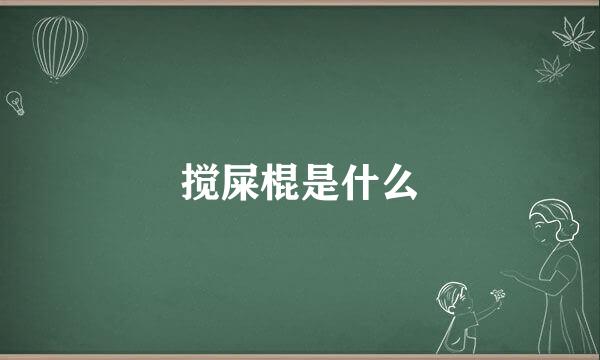 搅屎棍是什么