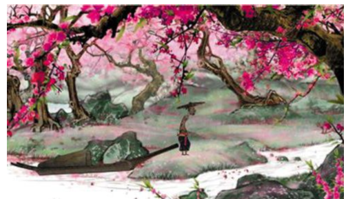 心中若有桃花园，何处不是水云间什么意思