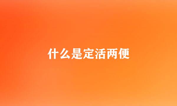 什么是定活两便