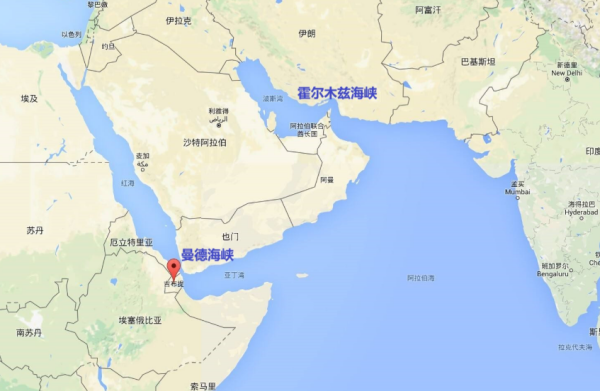 曼德海峡地理位置是？