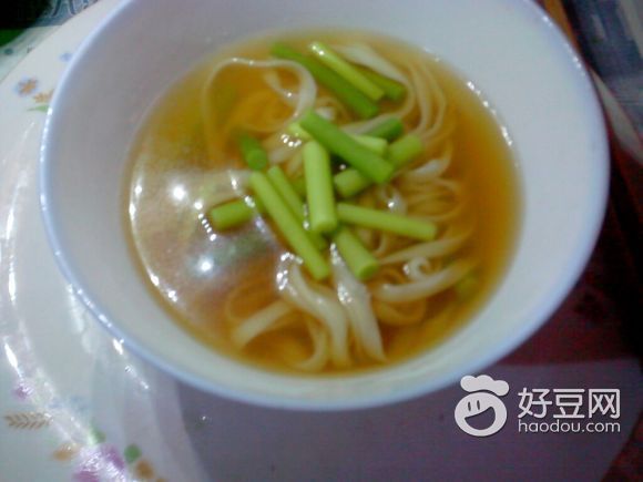 清汤面的家常做法
