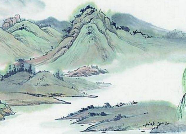 客路青山外，行穿测输看磁舟绿水前。这句诗是什么意思？