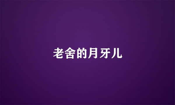 老舍的月牙儿