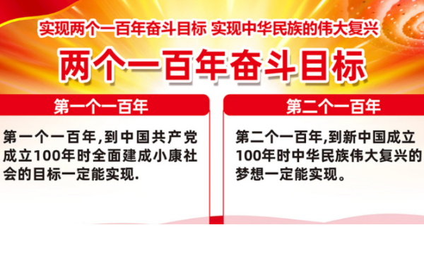 两个百年奋斗目标是什么?