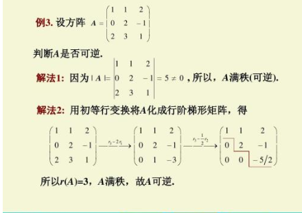 满秩是什么意思