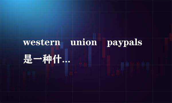 western union paypals是一种什么样的付款方式