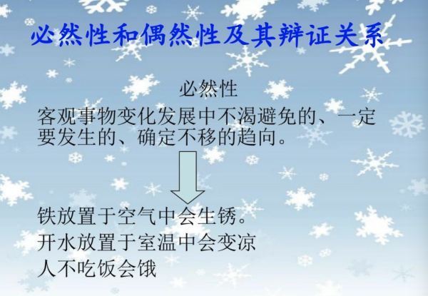 必然性和偶然性关系的原理及其意义