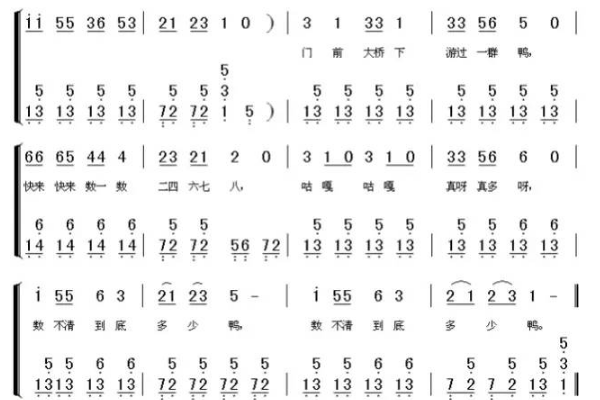 简单易学儿歌简谱有哪些？