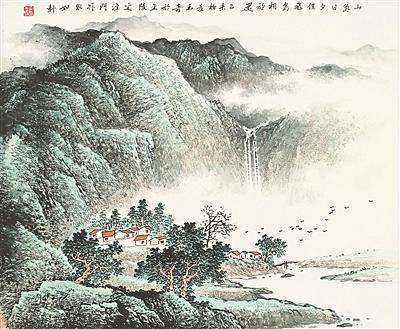 山气日夕佳,飞鸟相与还描绘了怎样的景色