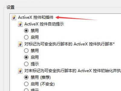 下载报关来自单提示请将浏览器安全设置activex控件下设置为启用