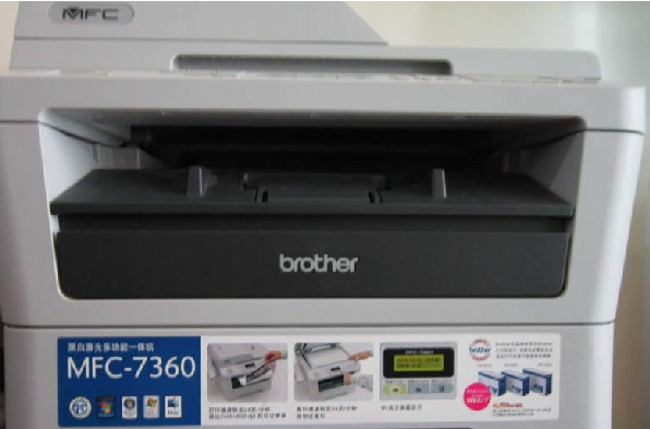 Brothermfc7360一体机打印机总是提示更换墨粉盒，怎么解决。来自