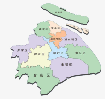 上海属放清总共有几个区？分别叫什么？