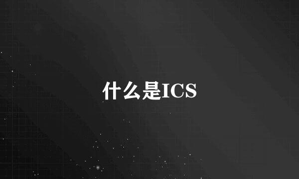 什么是ICS
