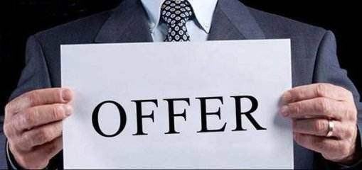 HR招聘时的o何古坚怎飞示朝别误轮突ffer是什么意思？