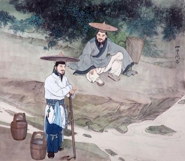 “来自山中问答”的拼音是什么？