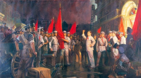1927年8月1日，打响了武装反抗国民党反动派的第一枪的是（    ）    A．南昌起义  B．秋收起义  C．向井