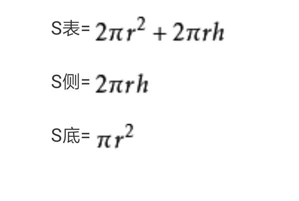 圆柱的侧面积是什么？