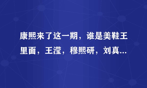 康熙来了这一期，谁是美鞋王里面，王滢，穆熙研，刘真都有的那一双鞋，绿色和橘色的那双是什么牌子？
