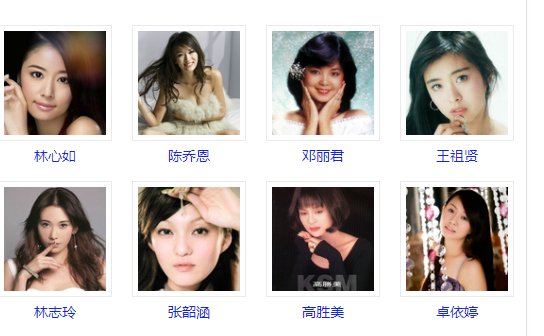 台湾有哪些女明星?