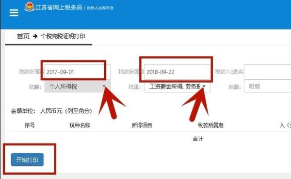 怎么在国税网上打印纳税证明