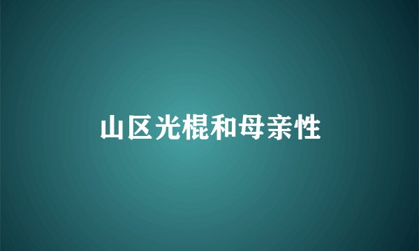 山区光棍和母亲性
