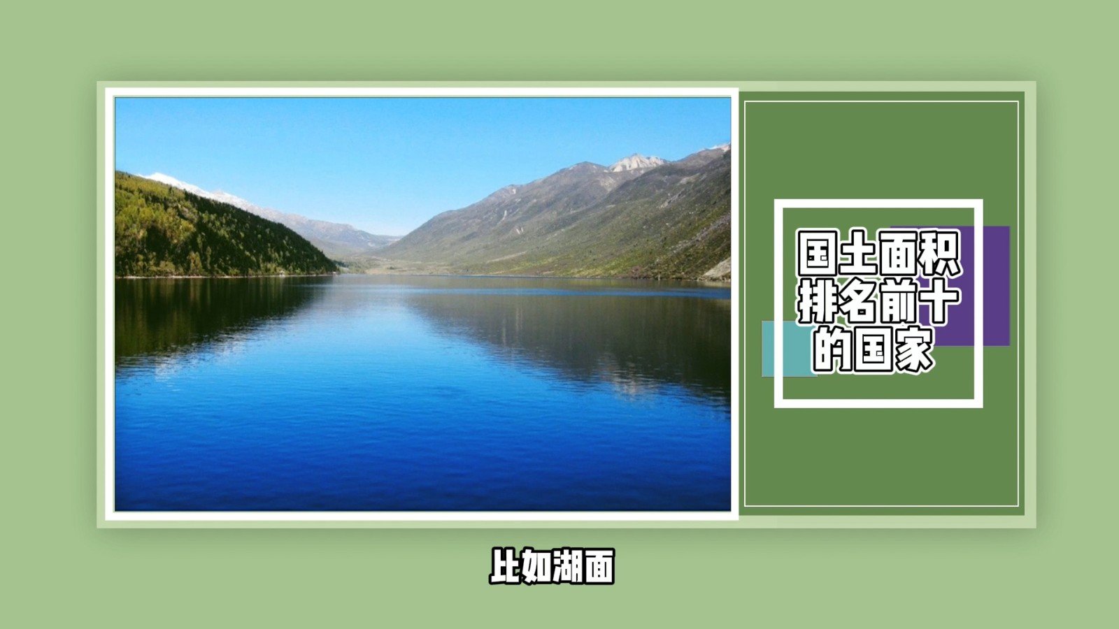 国土面积排名前十的国家？