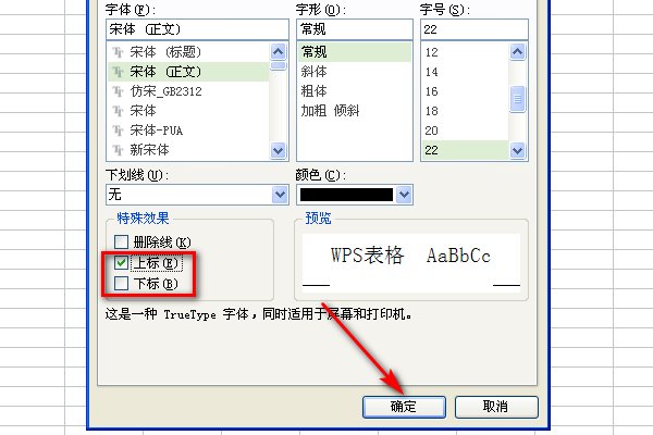 怎样在excel里同时打出上下标