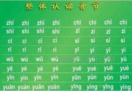 16个的整体音节是