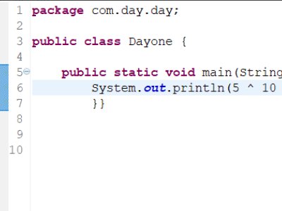 按位异或运算符