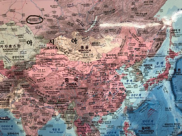 韩国版世界地图火了是为什么