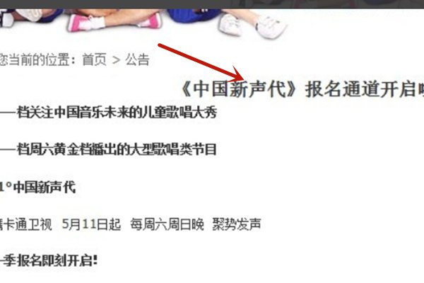 中国新生代的报名方法