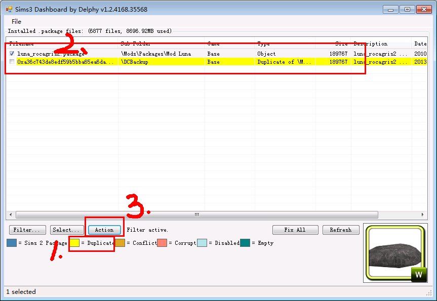 模拟人生3 有些mod装了2遍（sim和package都装了）