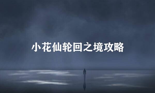 小花仙轮回之境攻略