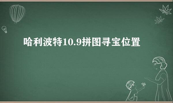 哈利波特10.9拼图寻宝位置