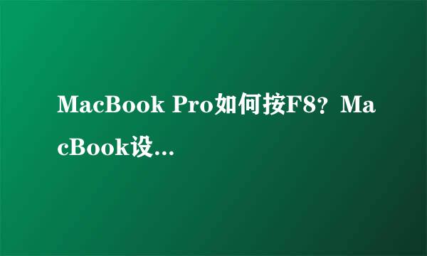 MacBook Pro如何按F8？MacBook设置标准功能键