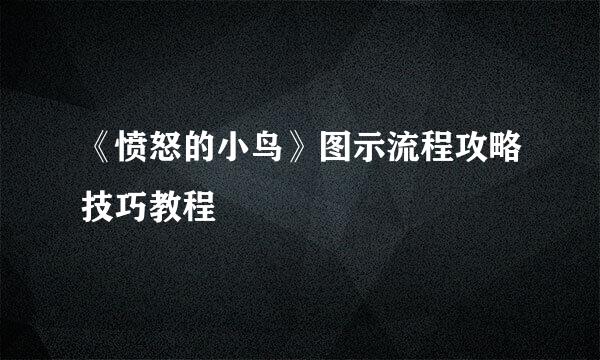 《愤怒的小鸟》图示流程攻略技巧教程