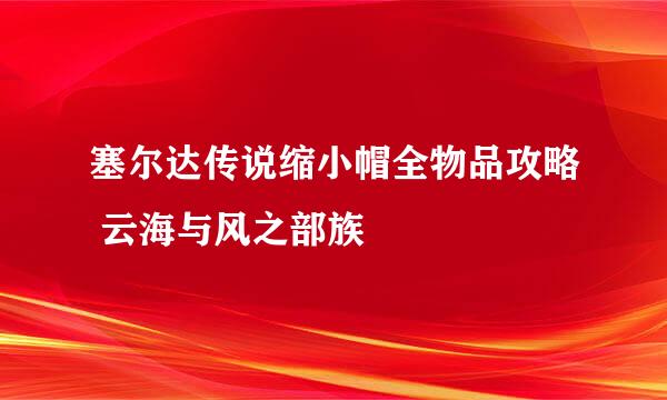 塞尔达传说缩小帽全物品攻略 云海与风之部族