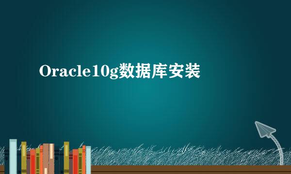 Oracle10g数据库安装