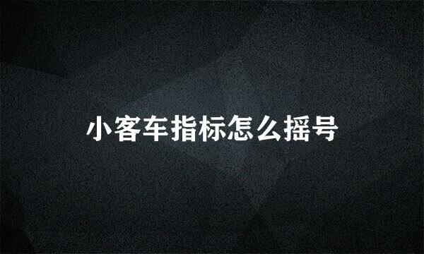 小客车指标怎么摇号