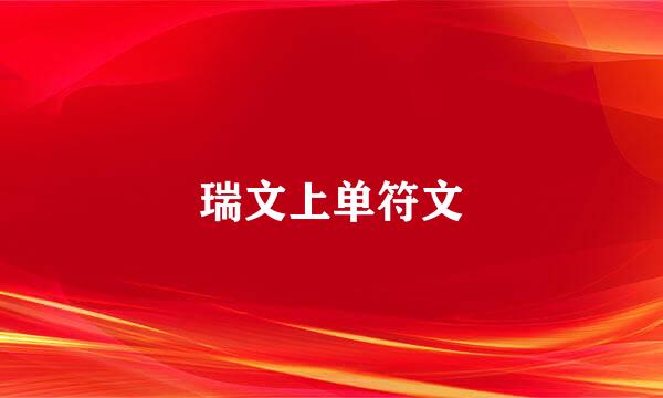 瑞文上单符文