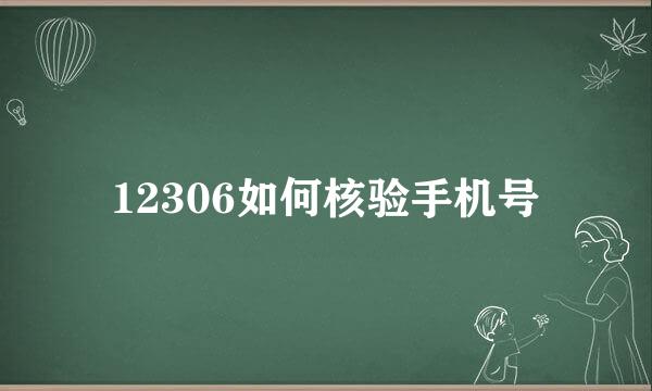 12306如何核验手机号