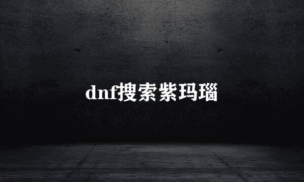 dnf搜索紫玛瑙
