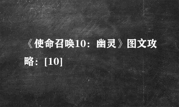 《使命召唤10：幽灵》图文攻略：[10]