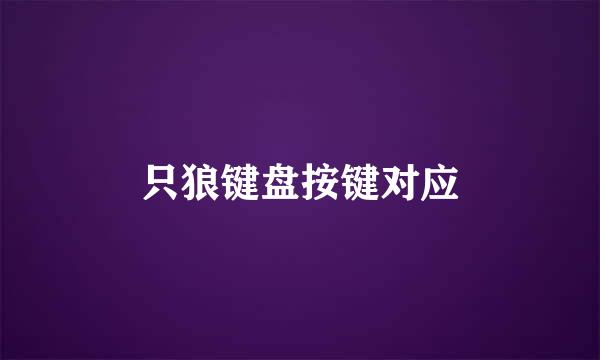 只狼键盘按键对应