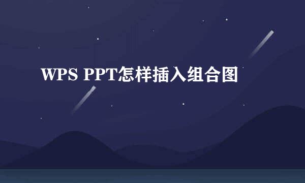 WPS PPT怎样插入组合图