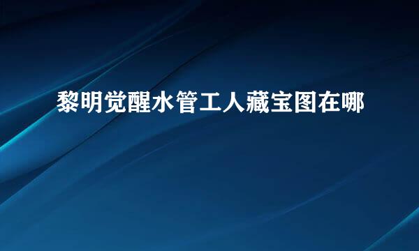 黎明觉醒水管工人藏宝图在哪
