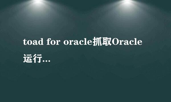 toad for oracle抓取Oracle运行sql快照