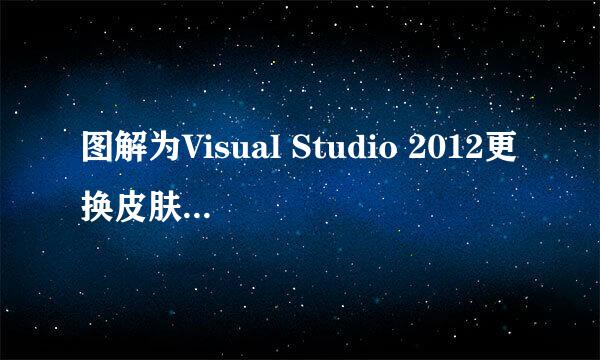 图解为Visual Studio 2012更换皮肤和背景图